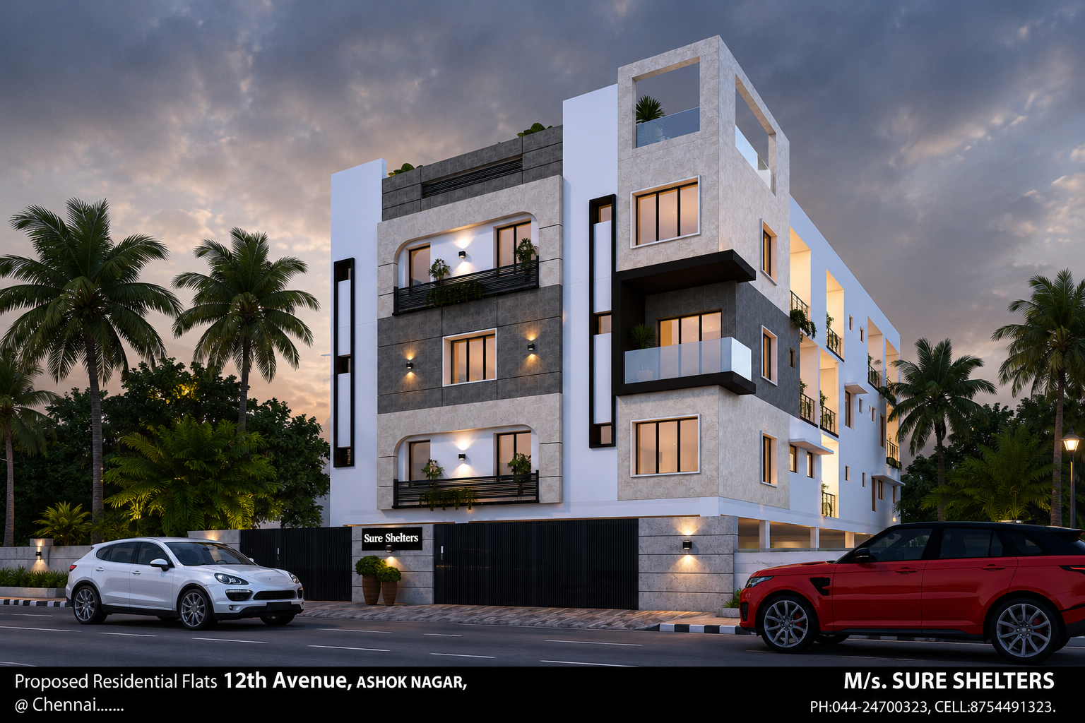 Premium apartment building in Chennai